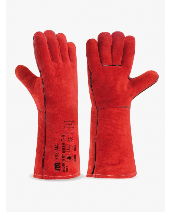 Reinforced welding gloves